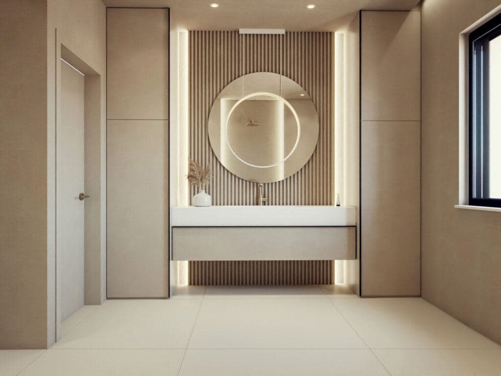 Pomiar ( z dojazdem ) + Projekt 3D + Wycena MEBLE - ŁAZIENKA / PRALNIA ( w tym skosy )